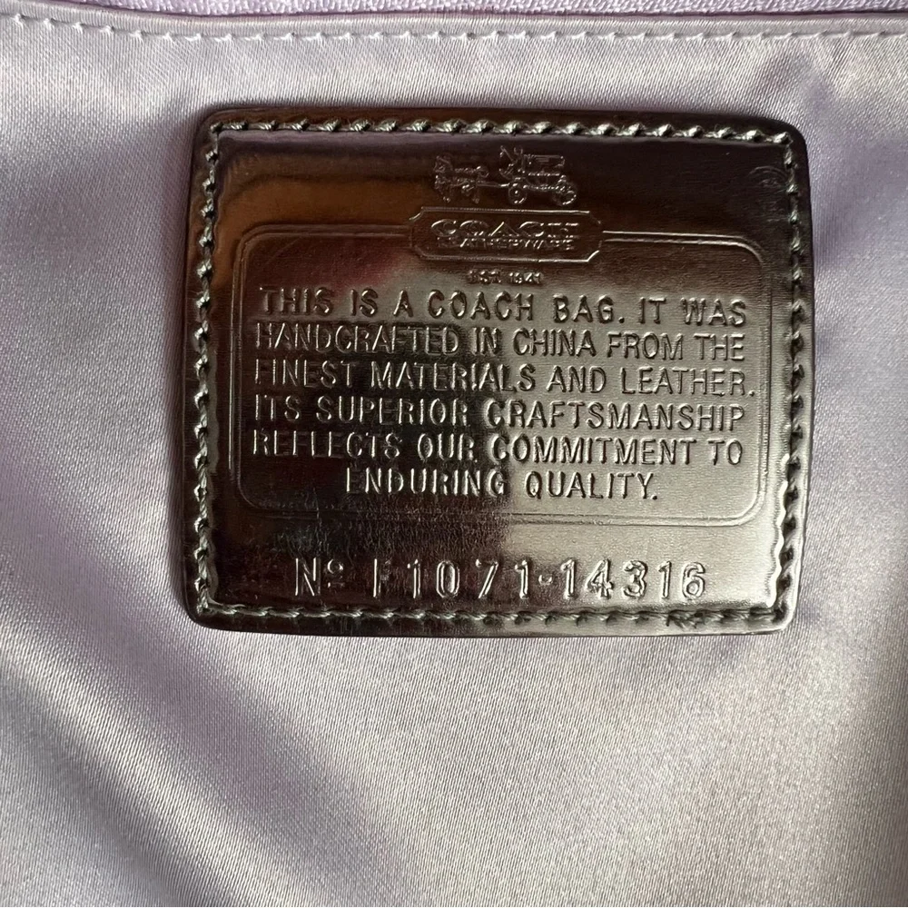 Coach classic leather